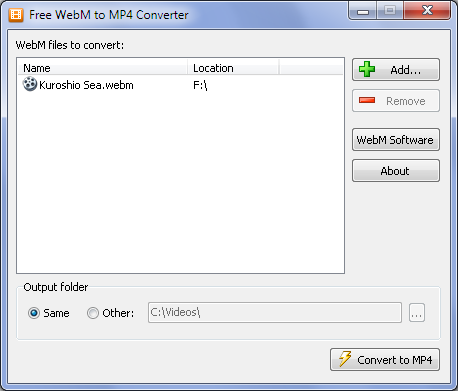 free convert to mp4 software